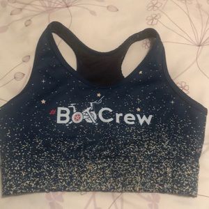 EUC Miami Fitwear Peloton Boocrew Sports Bra Size S